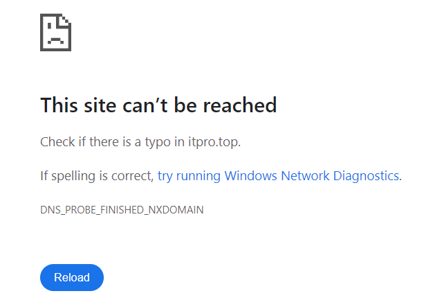 itpro.top website is down scam